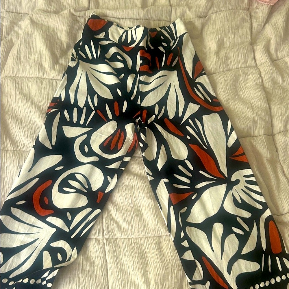 Maison D' Amelie Tribal/Floral Print Pants SP